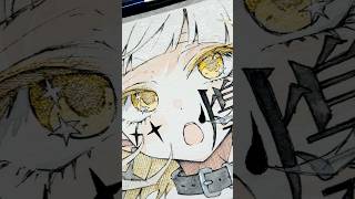 ⚡️毎日アナログ原画制作チャレンジ中！✍🏻 #アナログイラスト #drawing #animeart  #shorts