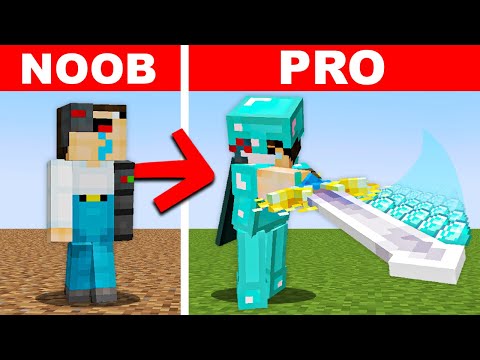 Upgrading from NOOB to PRO in Minecraft!
