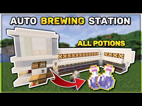 Minecraft Auto Brewing Station - Fast, Easy Potions