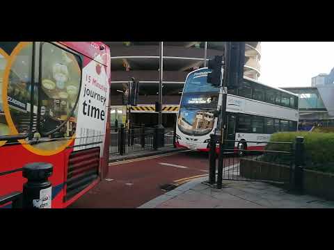 Stagecoach X82 and Go North East 47 departing Eldon Square