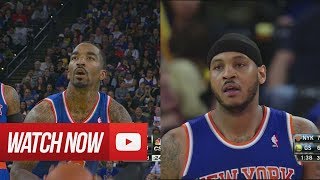 J.R. Smith - Carmelo Anthony - New York Knicks - Golden State Warriors