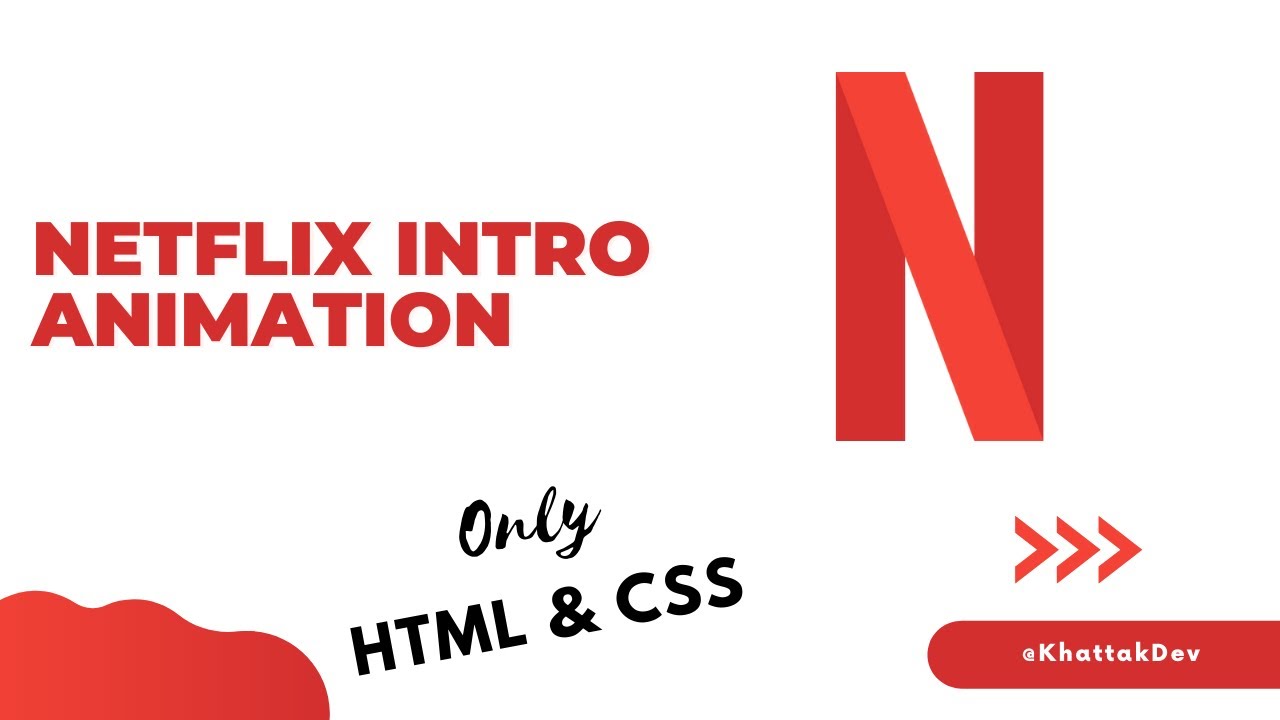 How to make a Netflix Intro Animation | HTML & CSS