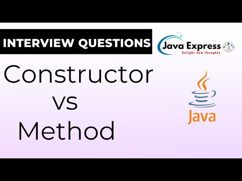 Shocking Differences Between Constructors And Methods In Java