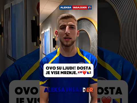Ovako se bori i igra za svoju državu... Bravo, Bosno!🇷🇸❤️🇧🇦