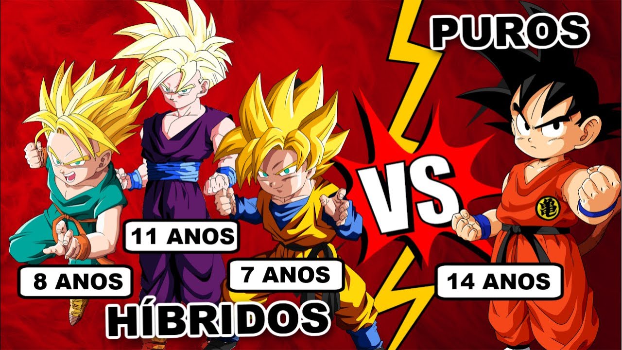 Porque HÍBRIDOS SAIYAJINS tem mais potencial que os PUROS *entenda*