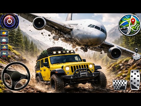 4x4 Offroad Jeep Driving Simulator 3D - Drive SUV 4x4 jeep Offroad Game - Android GamePlay 
