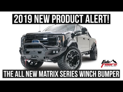 New Product Alert! The All New Matrix Series Winch Ready Front Bumper