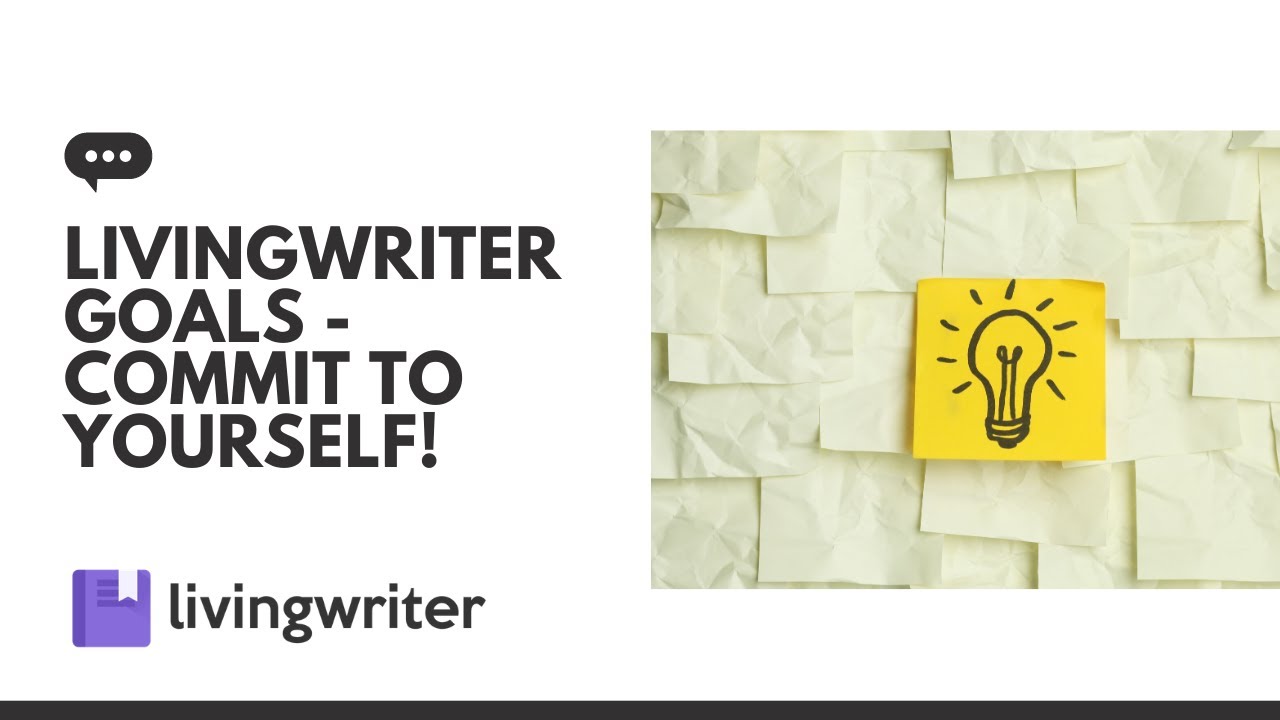 Setting Writing Goals with LivingWriter