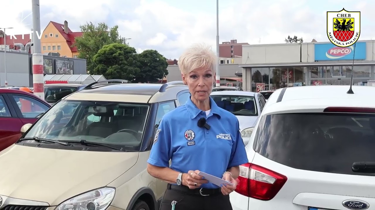 V rámci prevence se Městská policie v Chebu pohybuje i na parkovištích
