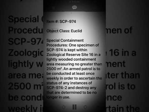 Scp 974 Treehouse Predator