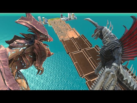 GIGAN FINAL WAR VS RAIJIN DEATHURN WHO WILL WIN? - Animal REvolt Battle Simulator