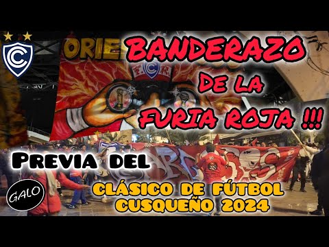 "PREVIEW AND FLAG OF THE RED FURY OF CIENCIANO" // 2024 CUSQUEÑO FOOTBALL CLASSIC