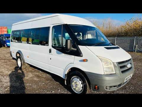 Ford Transit 2.4 TDCI T430 Duratorq RWD L4 H2 2008 ‘08 Reg’ - 17 Seats - No Vat - Dual Rear Axle