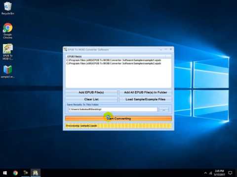 EPUB To MOBI Converter Software