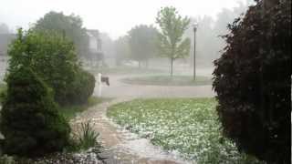 preview picture of video '10 Minutes of Hail (Maryland Heights / St. Louis Missouri)'