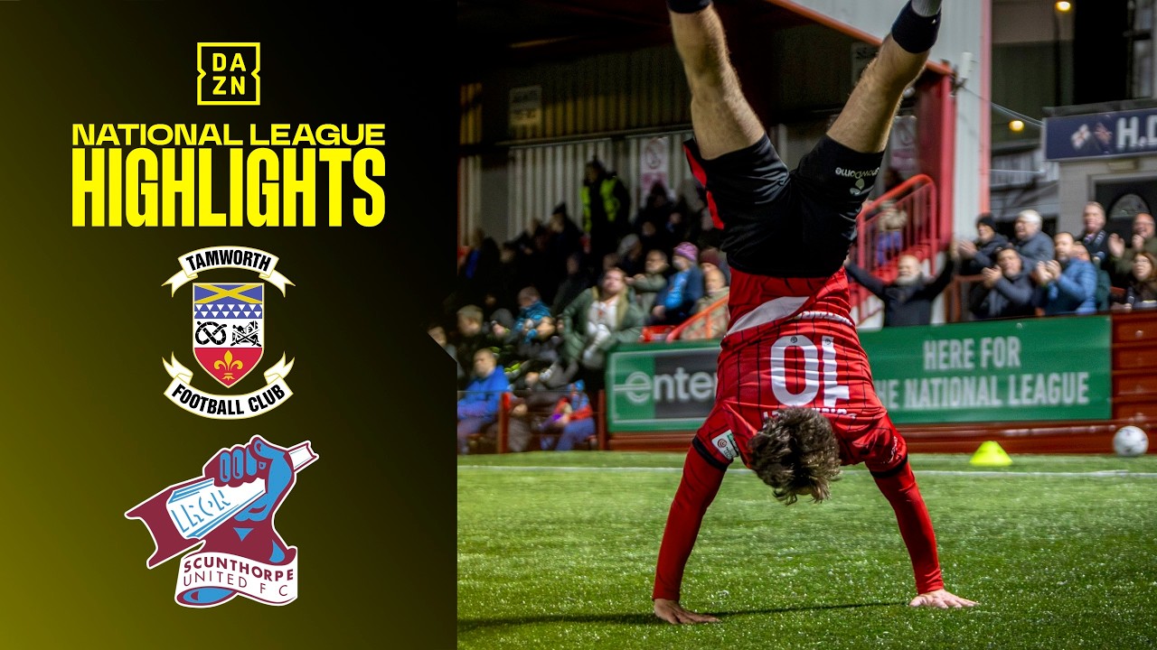 CRAZY BACK FLIP CELEBRATION 🕺 | Tamworth vs. Scunthorpe United | National League HIGHLIGHTS