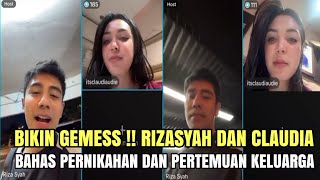 Download lagu Bikin gemess !! Keseruan rizasyah dan Claudia bahas Rencana Pernikahan dan Pertemuan Keluarga mp3