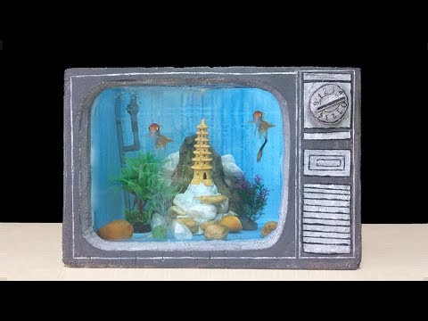 hvordan laver man akvarium model Tivi - hjem indretning