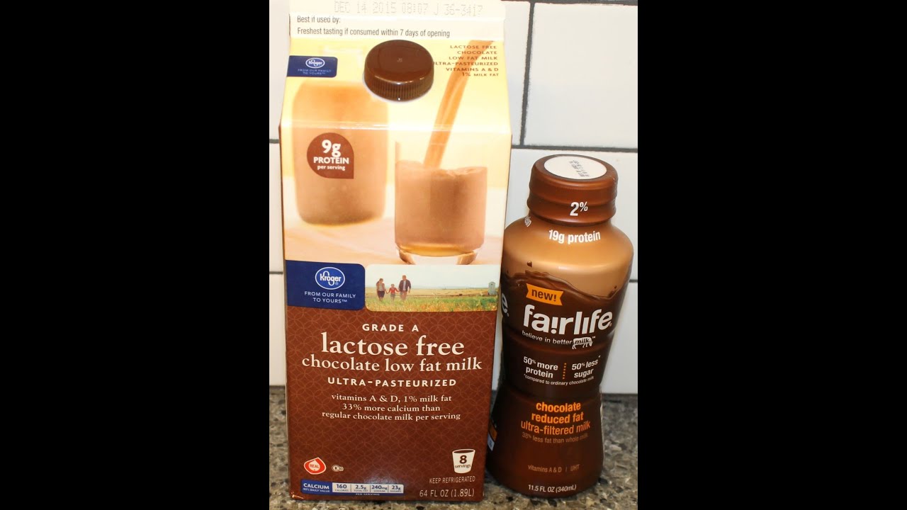 Kroger vs Fairlife: Lactose Free Chocolate Milk Blind Taste Test