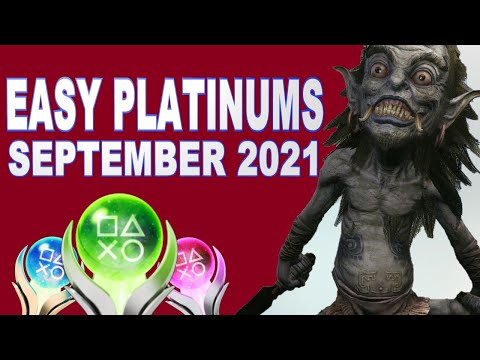 Easiest Platinum Games of September 2021 | $1 Platinums - 5 min Platinum - Crossbuy - PS4 & PS5