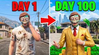 Surviving 100 DAYS as a BILLIONAIRE in GTA!