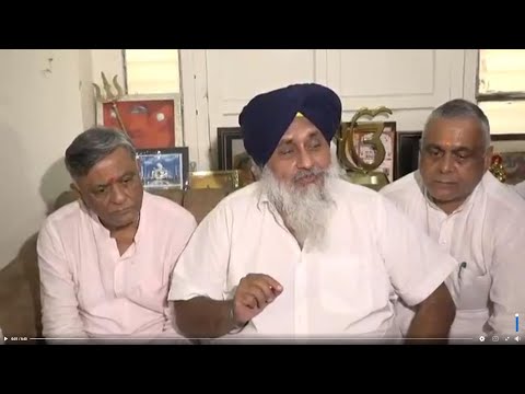 Manoranjan Kalia ਦਾ ਹਾਲ ਜਾਨਣ ਪਹੁੰਚੇ Sukhbir Singh Badal