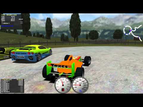 TORCS gameplay Car2-Ow2 versus all on Road Tracks - Bukavu-hill