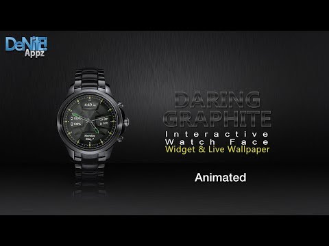 Daring Graphite HD Watch Face Video