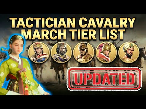 AoEM : Tactician Cavalry Tier List Upgraded | DJG 5 Stars 