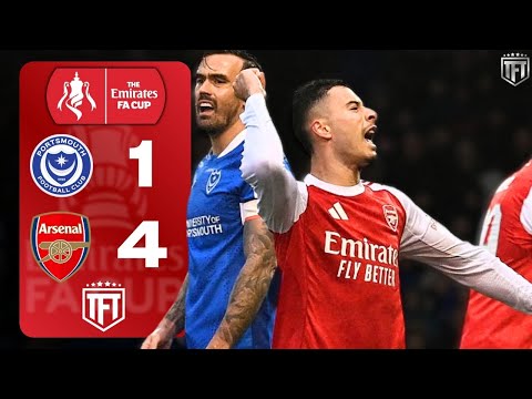 Martinelli HATTRICK & Arsenal Smash Pompey! Portsmouth 1-4 Arsenal FA Cup Highlights