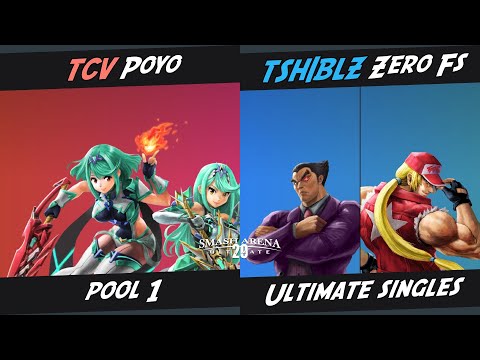 SAU20: Pool 1 - TCV| Poyo (Pyra/Mythra) Vs. TJS| Zero Fs (Kazuya, Terry) - Singles