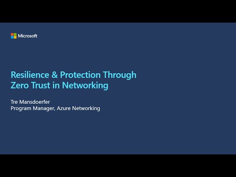 Resilience & protection through Zero Trust in Networking