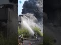 Grote brand in leegstaand kantoorpand | #shorts