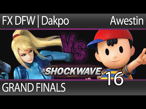 SW16 Smash 4 -  FX DFW Dakpo (ZSS) vs Awestin (Ness) - Grand Finals