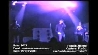 DATA - Disolucion - (Cover_Dulce_Liquido) -10 Aniversario Hocico Mexico City -18-OCT-2003