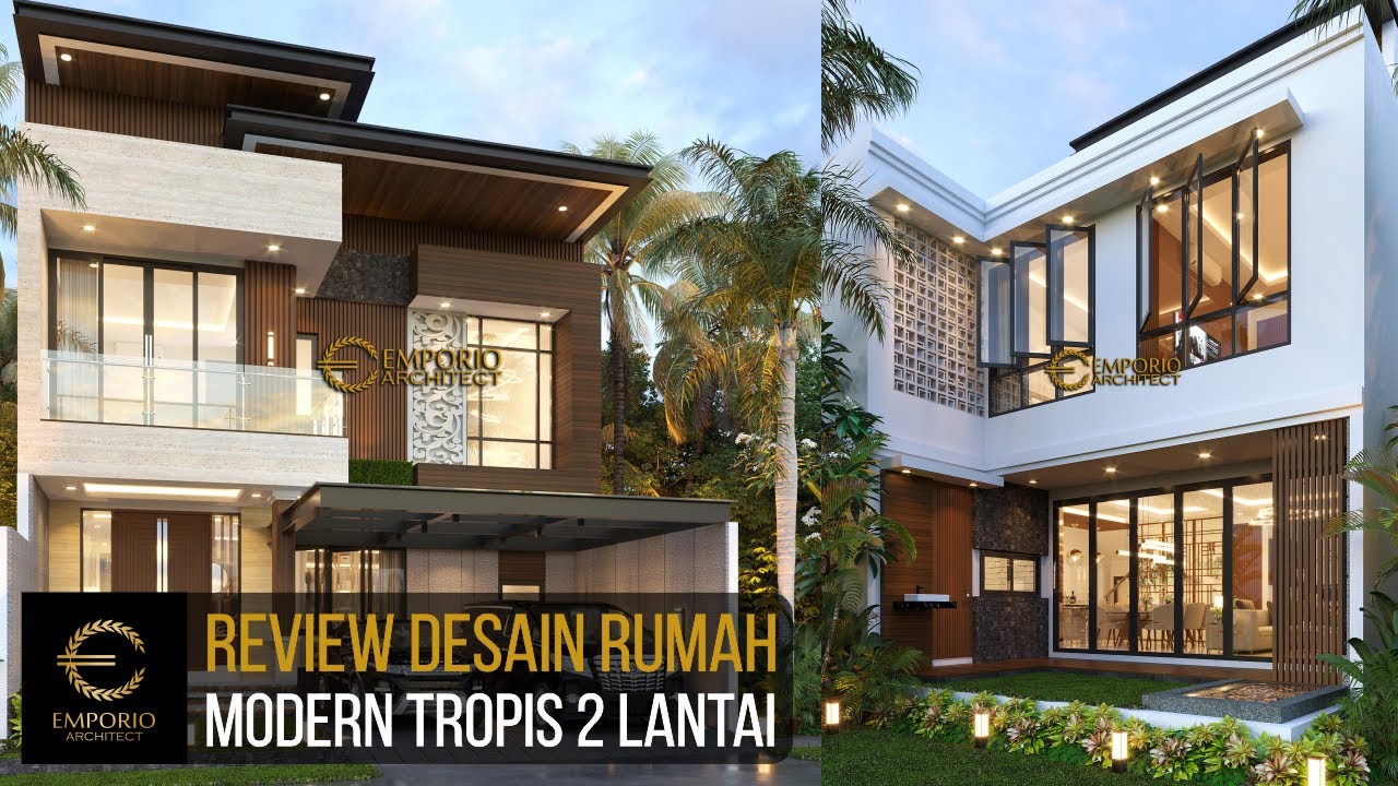 Video 3D Desain Rumah Modern 2 Lantai Ibu Liana - Cirebon, Jawa Barat