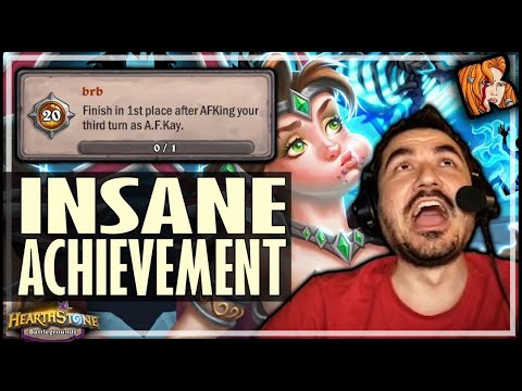 THIS AFK ACHIEVEMENT IS INSANE WTF?! - Hearthstone Battlegrounds