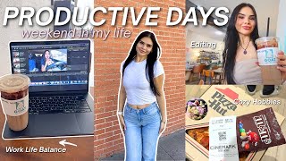 PRODUCTIVE DAYS IN MY LIFE 🍵👩🏻💻 Work Life Balance, Cozy Hobbies & Realistic Routine!