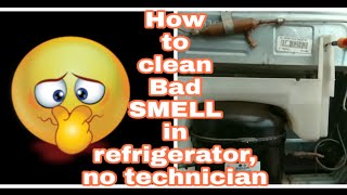 How to Clean bad smell and wastewater in refrigerator
