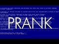 COMPUTER PRANK Microsoft WINDOWS 7 Crash Blue Screen Of Death BSOD Geek Nerd Tech