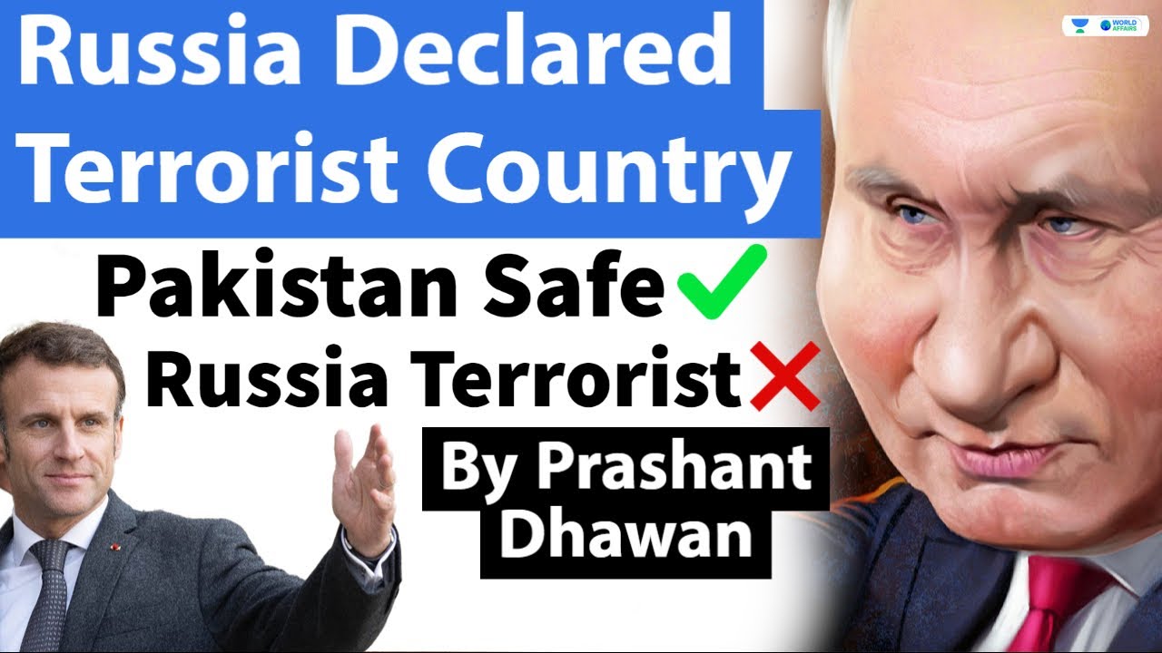 Russia Declared Terrorist Country by EU | How will it Impact India and Pakistan?