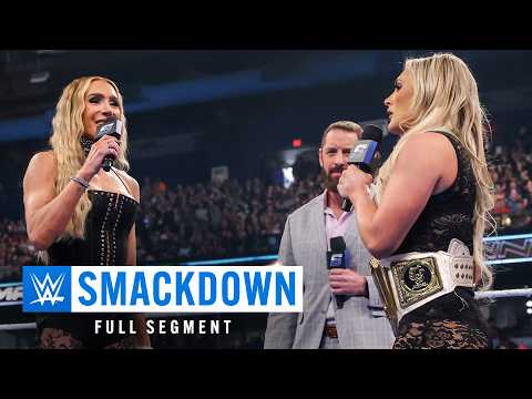 FULL SEGMENT: Tiffany Stratton and Charlotte Flair’s intense confrontation: SmackDown, April 4, 2025
