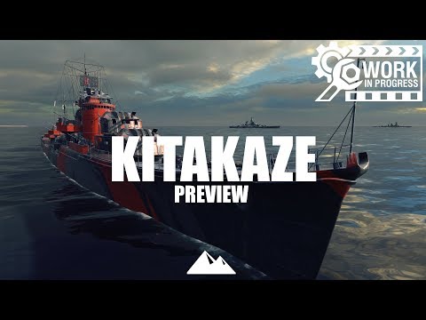 KITAKAZE [WiP], T9 IJN Gunboat - World of Warships | [Preview] [Deutsch] [60fps]