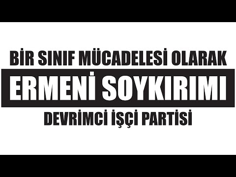 Bir sınıf mücadelesi olarak Ermeni Soykırımı - Sungur Savran 2015 