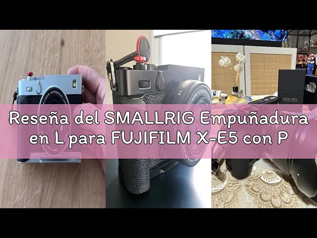 Vídeo relacionado con SMALLRIG Empuñadura con Zapata para FUJIFILM X-E5 (Plateada) - 5451