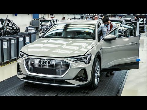 2022 Audi e-Tron PRODUCTION in Brussels Belgium