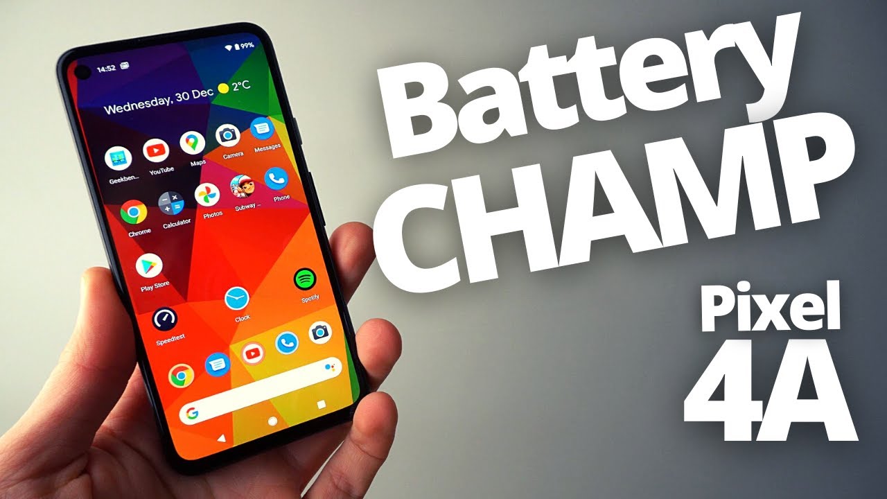 Google Pixel 4A - BATTERY Test (Gaming, Video,GPS,Browser)+ Charge Test!