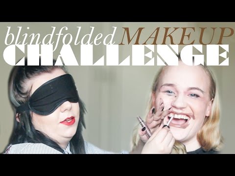 Blindfolded Makeup Challenge w. Karolina  // skammekroken