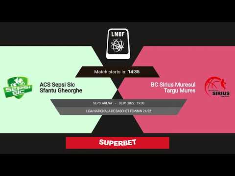 LNBF 2021-2022: Sepsi SIC Sfântu Gheorghe - BC Sirius Muresul Târgu Mureș
