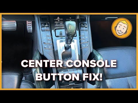 Porsche Cayenne 958 Remove and FIX the Buttons on the Center Console!